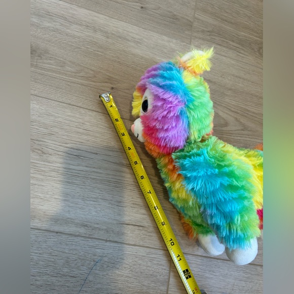 Spark Create Imagine Rainbow Llama Stuffed Cute Animal Plush Sparkle Eyes 10” - Picture 9 of 9